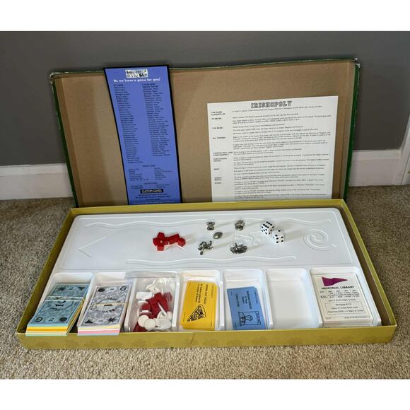 Late for the Sky Irishopoly University Notre Dame Board Game Complete Irish - Picture 3 of 8